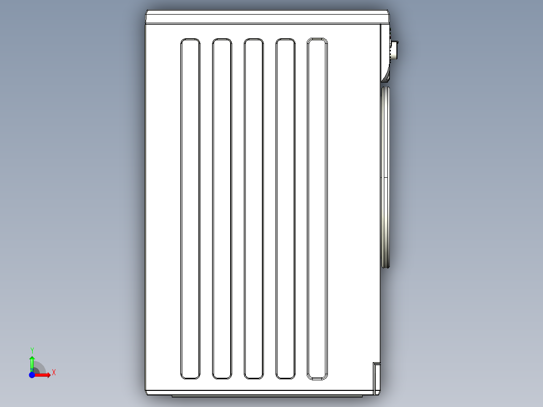 紧凑型折叠车前视图