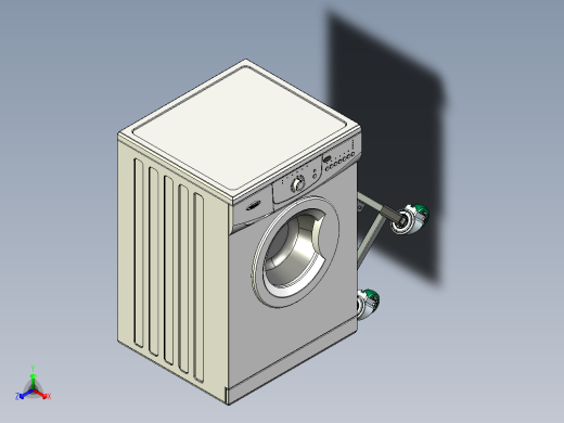 紧凑型折叠车正等轴测缩略图