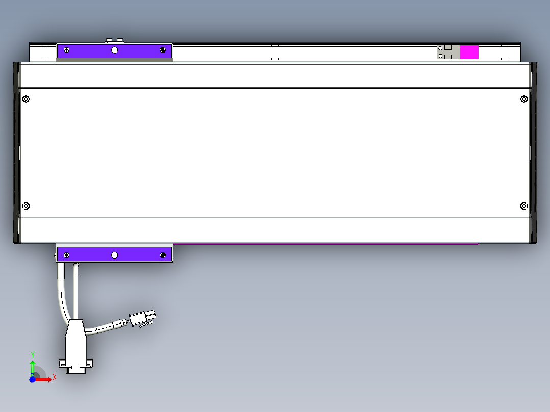 威洛博VL系列直线电机模组-VL17E1-S300前视图