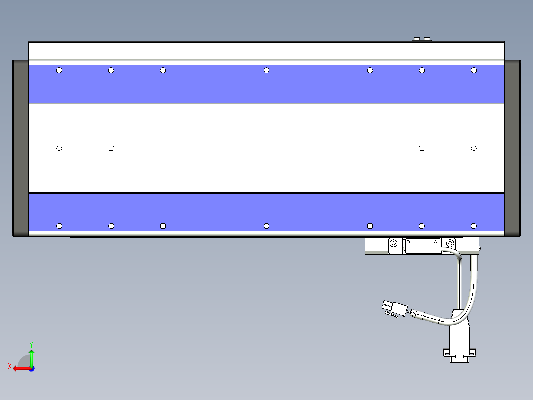 威洛博VL系列直线电机模组-VL17E1-S300后视图