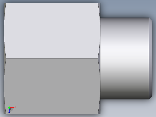 卡套式工业通用硬管接头EO_Swivel_connector_GAI14SR71X俯视缩略图