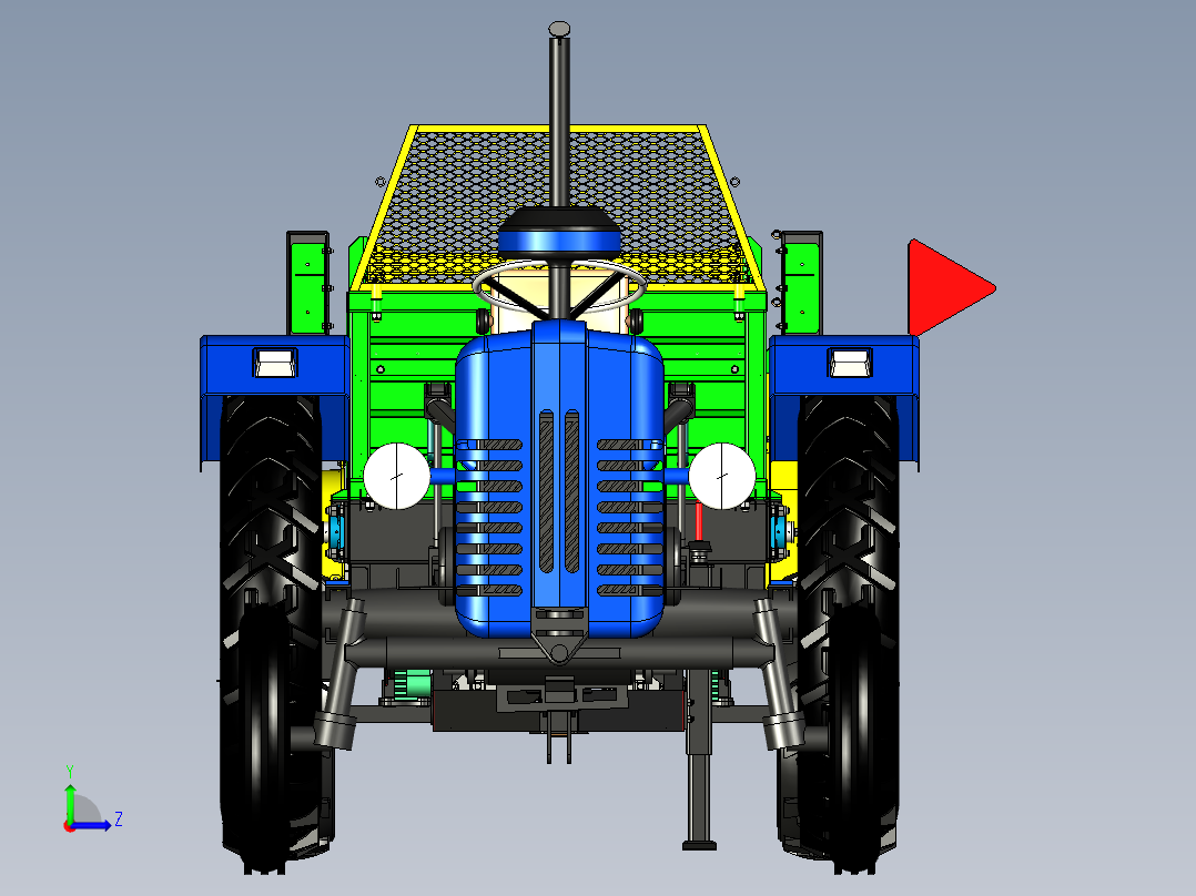 有机肥撒布机左视图