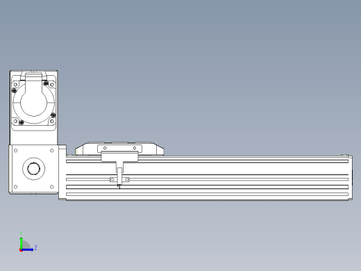 同步带全封闭直线模组TPA-HCB-85D-90-L200-LU-C-P20-N3左视缩略图