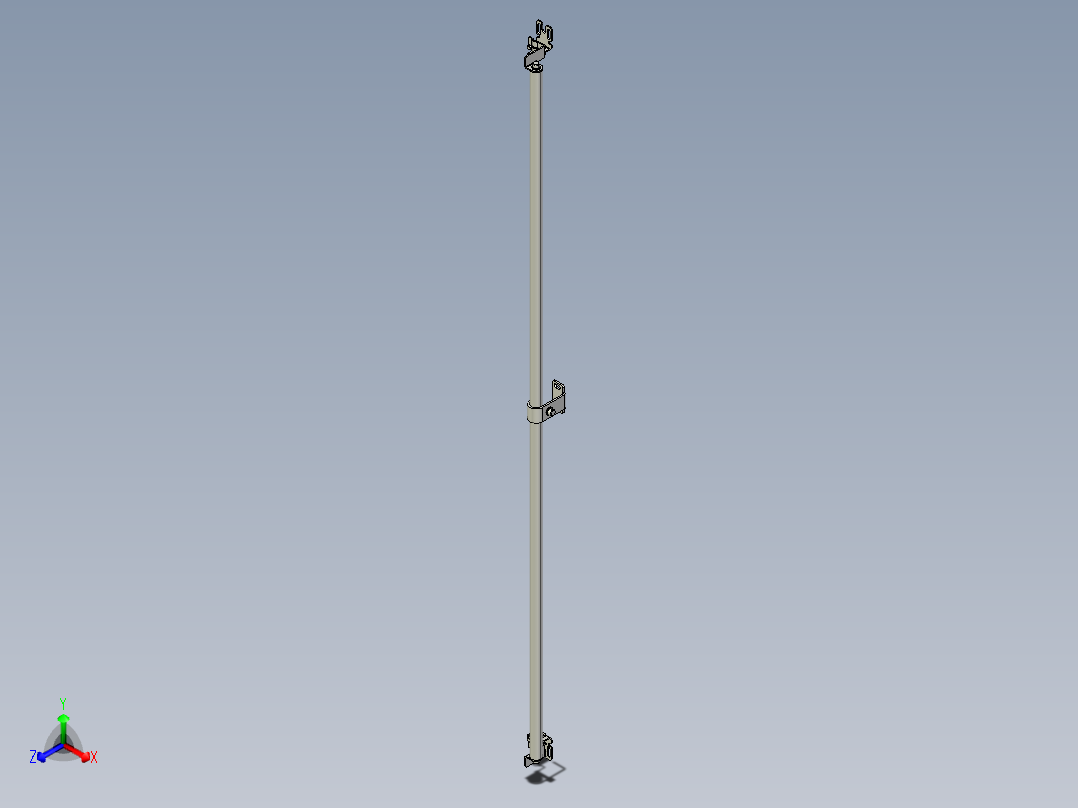 基恩士SL-JB119_back-mount_kc图纸模型主视图