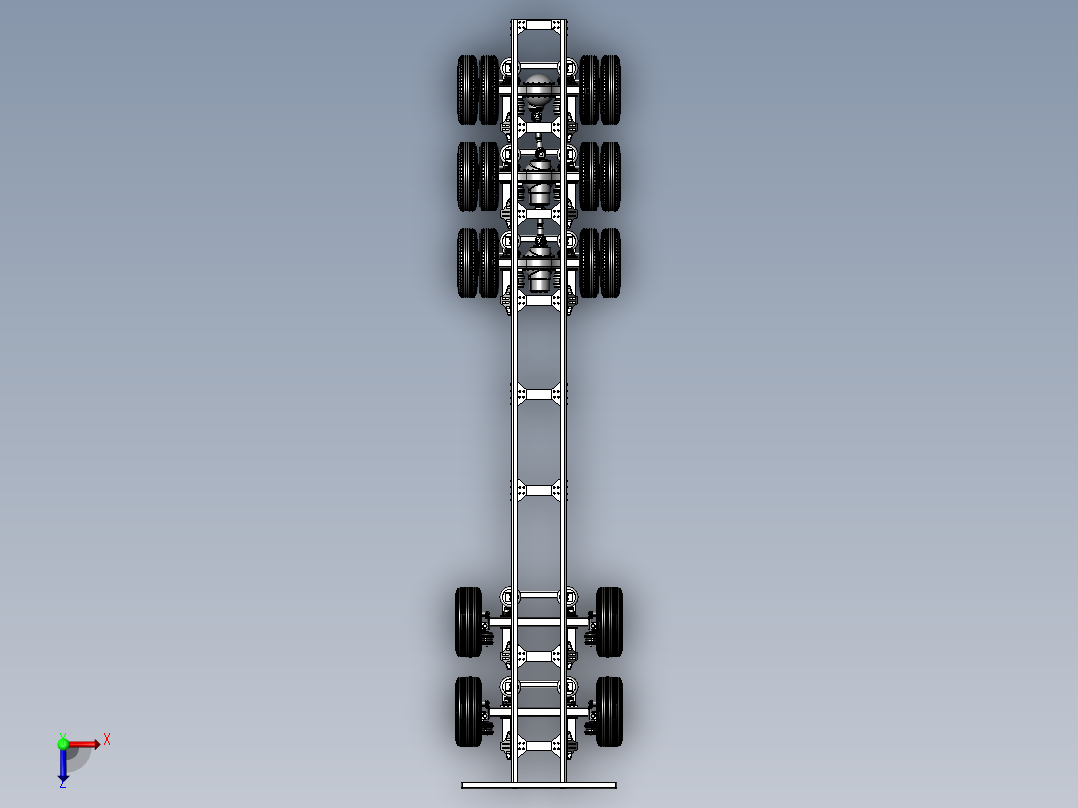 20号图--卡车+底盘10x6 SW STP IGS.zip俯视图