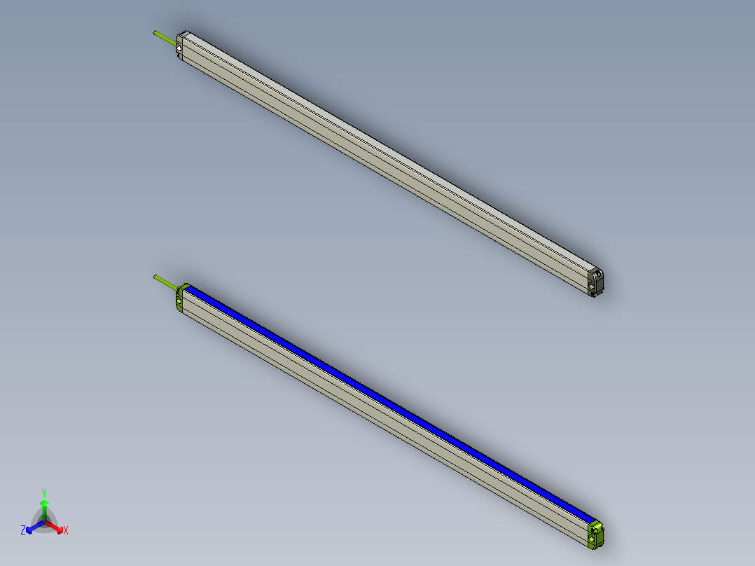 安全_区域传感器H2TLS2820_3D正等轴测图