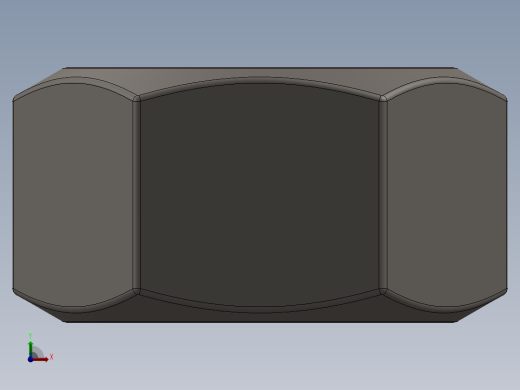 紧固件-Raw Steel Nut 0.6250前视缩略图
