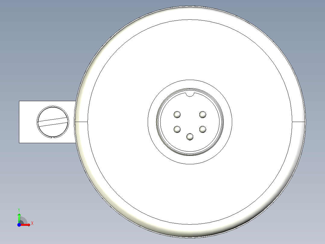 NOVOTECHNIK角度位移传感器IPE-6000 系列前视图