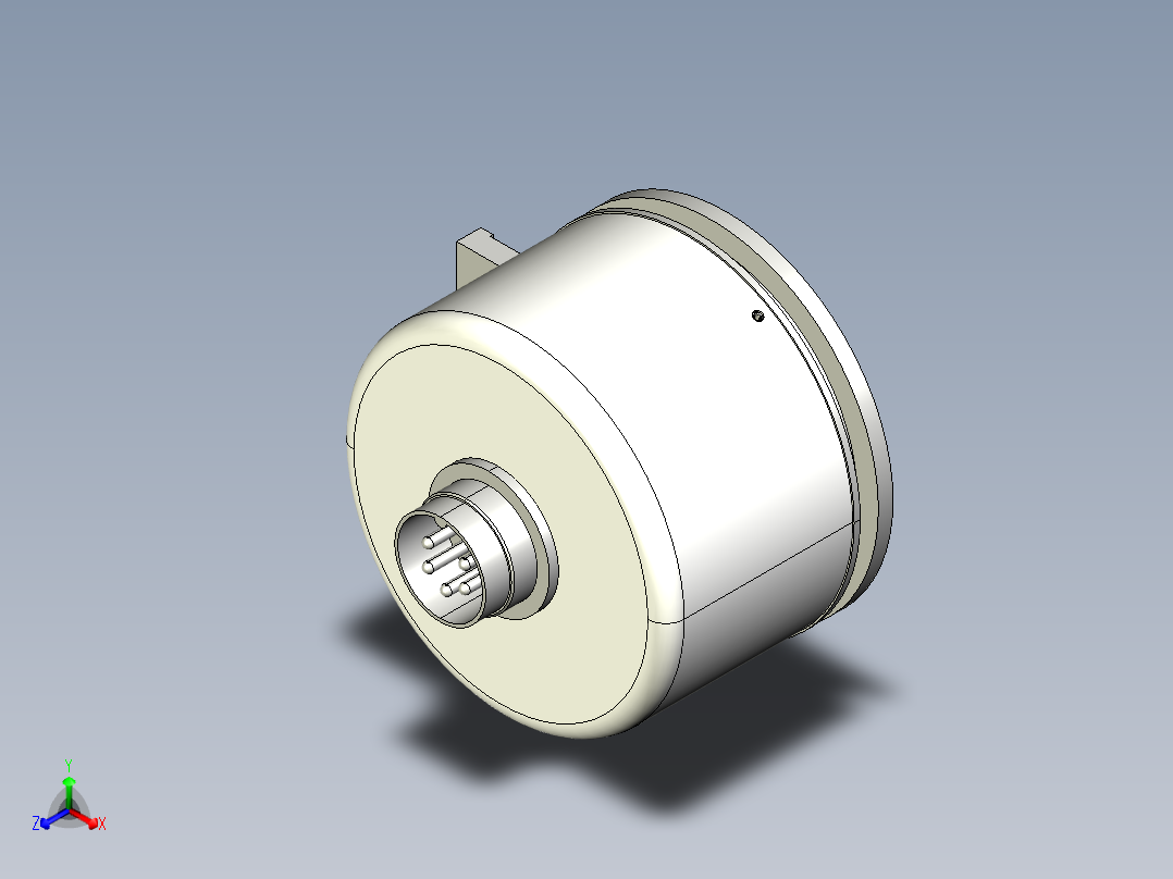 NOVOTECHNIK角度位移传感器IPE-6000 系列正等轴测图