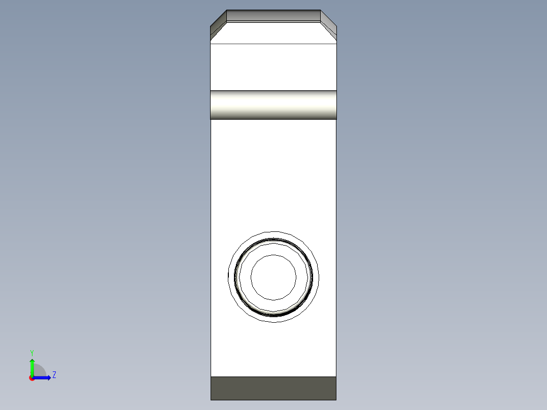 功能型双数显光纤传感器FR-J20_3D左视图