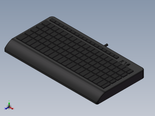 QQ-双飞燕键盘2015正等轴测缩略图