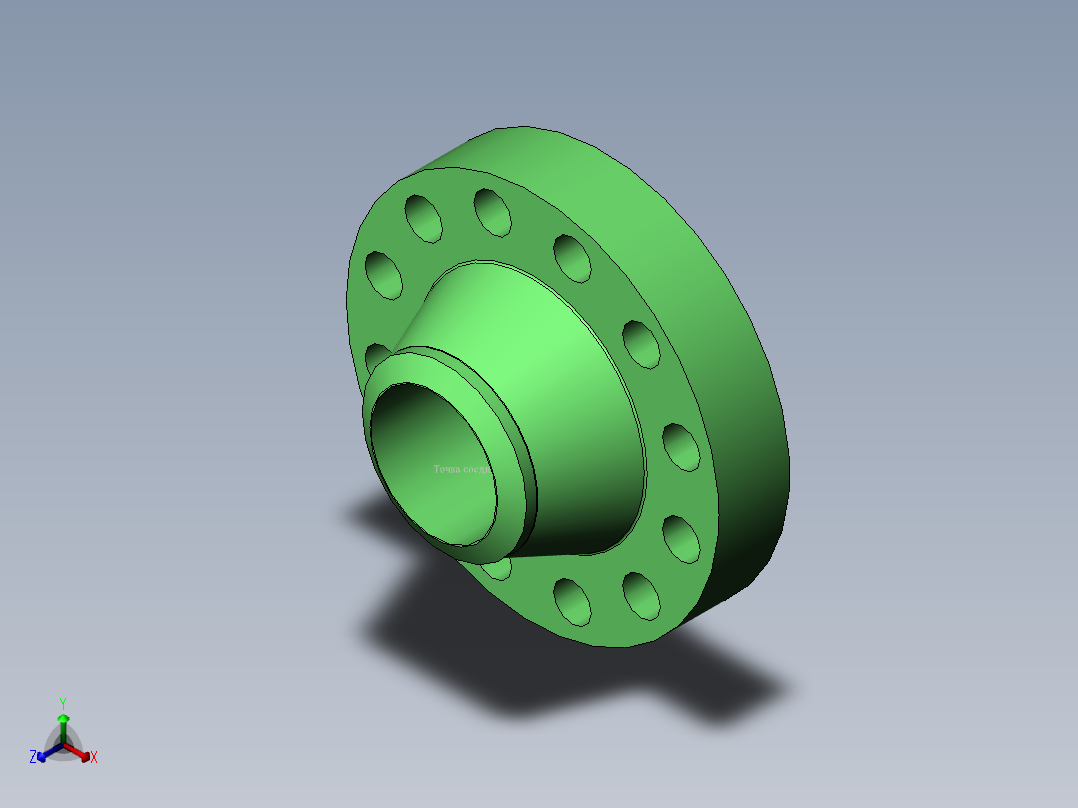 法兰 (35)正等轴测图