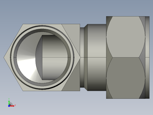 卡套式工业通用硬管接头20_cbu-s前视缩略图