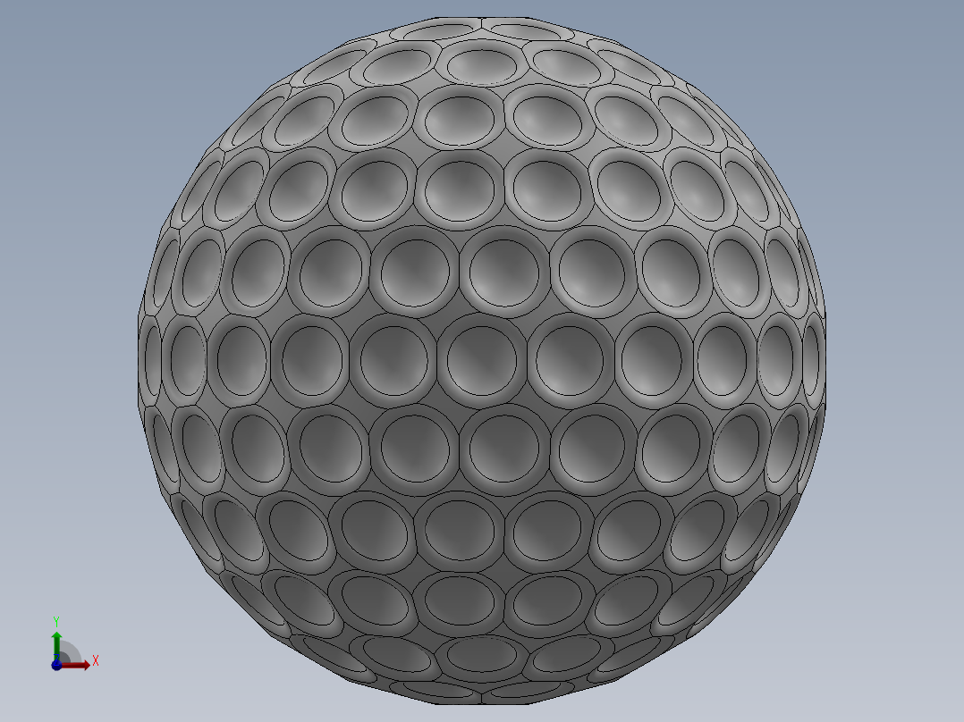 高尔夫球11前视图