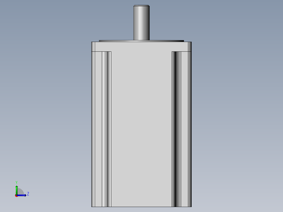 86步进电机-142L左视图
