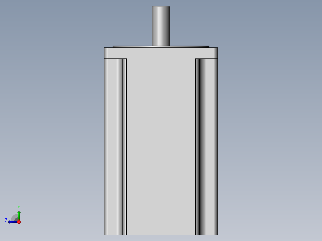 86步进电机-142L右视图