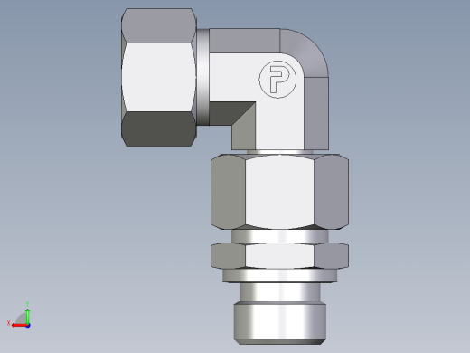 卡套式工业通用硬管接头EO_Assembled_adjustable_standpipe_elbow_EVW15LR71后视缩略图