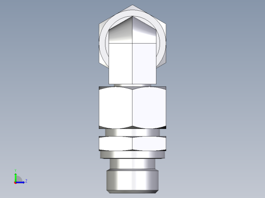 卡套式工业通用硬管接头EO_Assembled_adjustable_standpipe_elbow_EVW15LR71左视缩略图