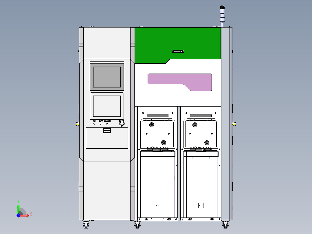 全自动晶圆显影机sw17可编辑前视图