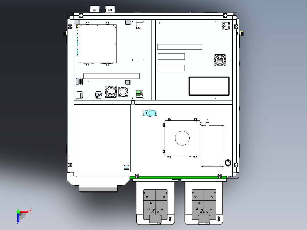 全自动晶圆显影机sw17可编辑俯视图