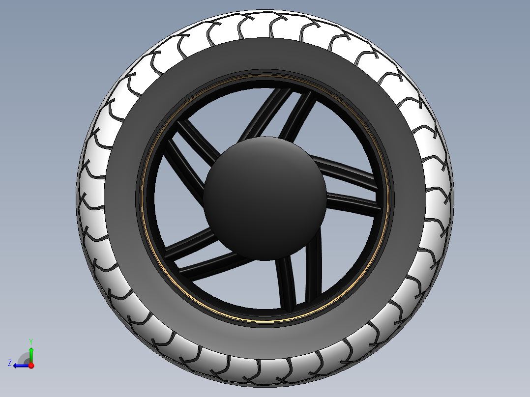轮胎、车轮、轮毂(43)右视图