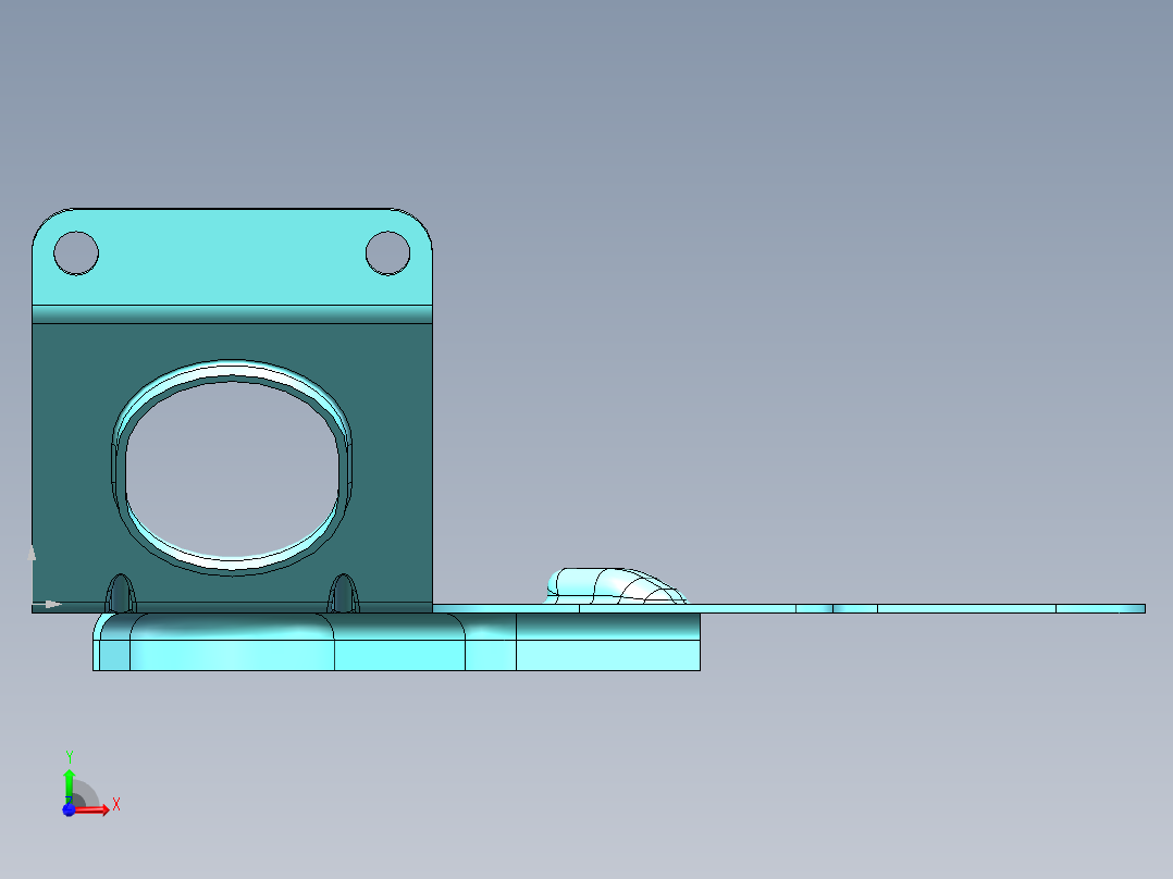 扫描钣金前视图