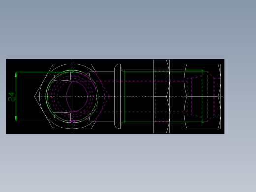 PARKER管接头EO Bulkhead elbow WSV18LCF(16)_top