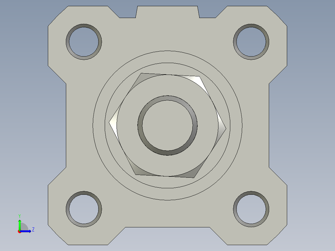 11CQ2A25-50DM(SMC汽缸)左视图