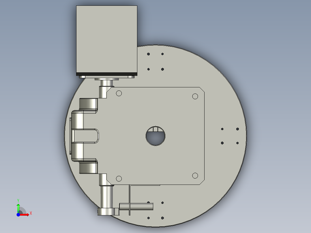 连体生产组装线-分割器總成前视图