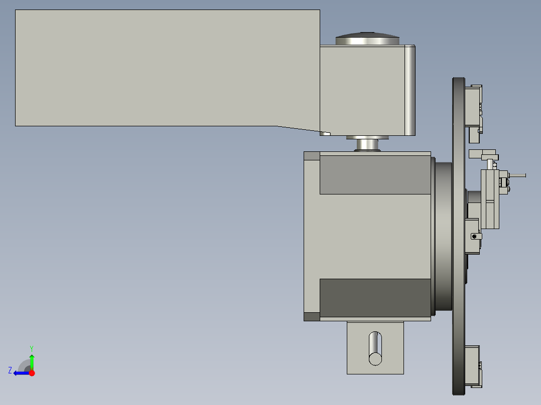 连体生产组装线-分割器總成右视图