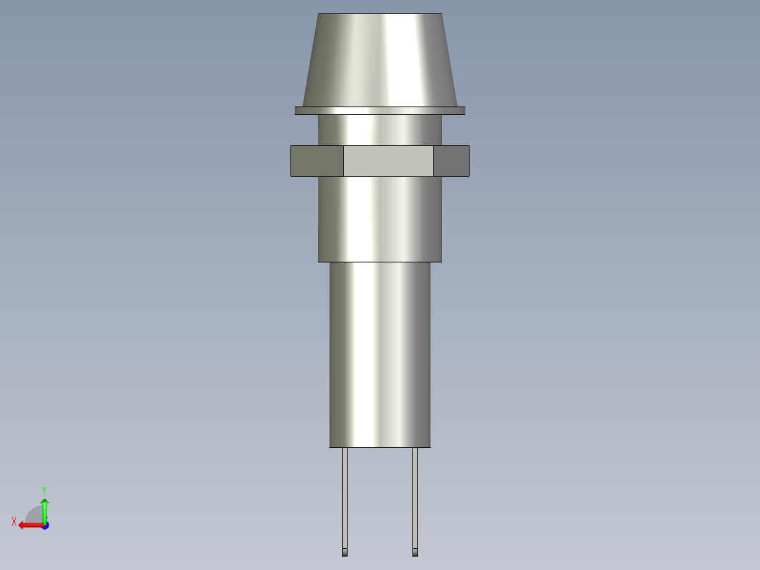 CopperShellLEDIndicatorLightKL0624后视图