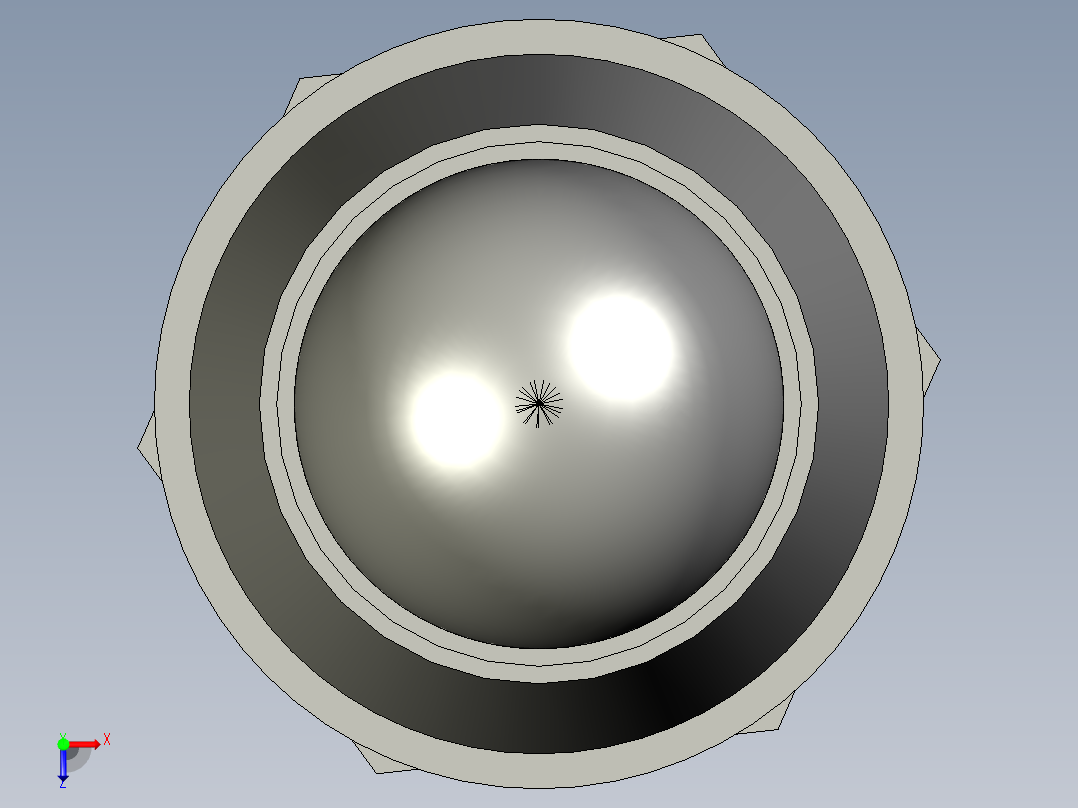 CopperShellLEDIndicatorLightKL0624俯视图