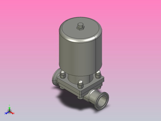 DGM-05卡箍式气动隔膜阀[DGM-05-DN32]