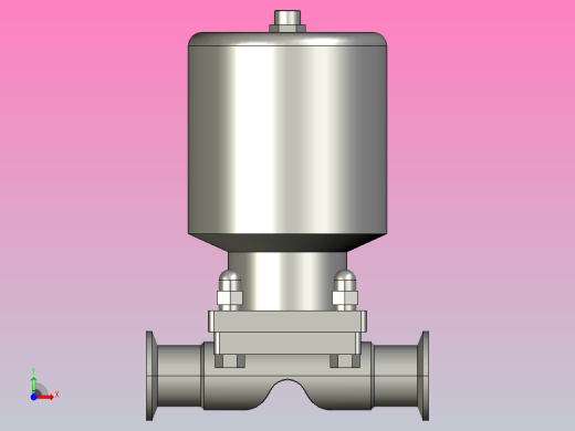 DGM-05卡箍式气动隔膜阀[DGM-05-DN32]前视缩略图