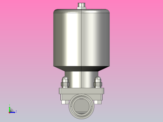 DGM-05卡箍式气动隔膜阀[DGM-05-DN32]左视缩略图