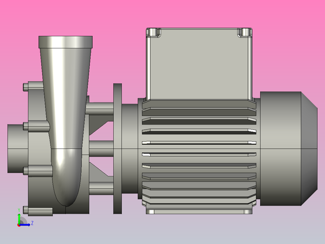 LP系列SPA泵[LP250]左视图