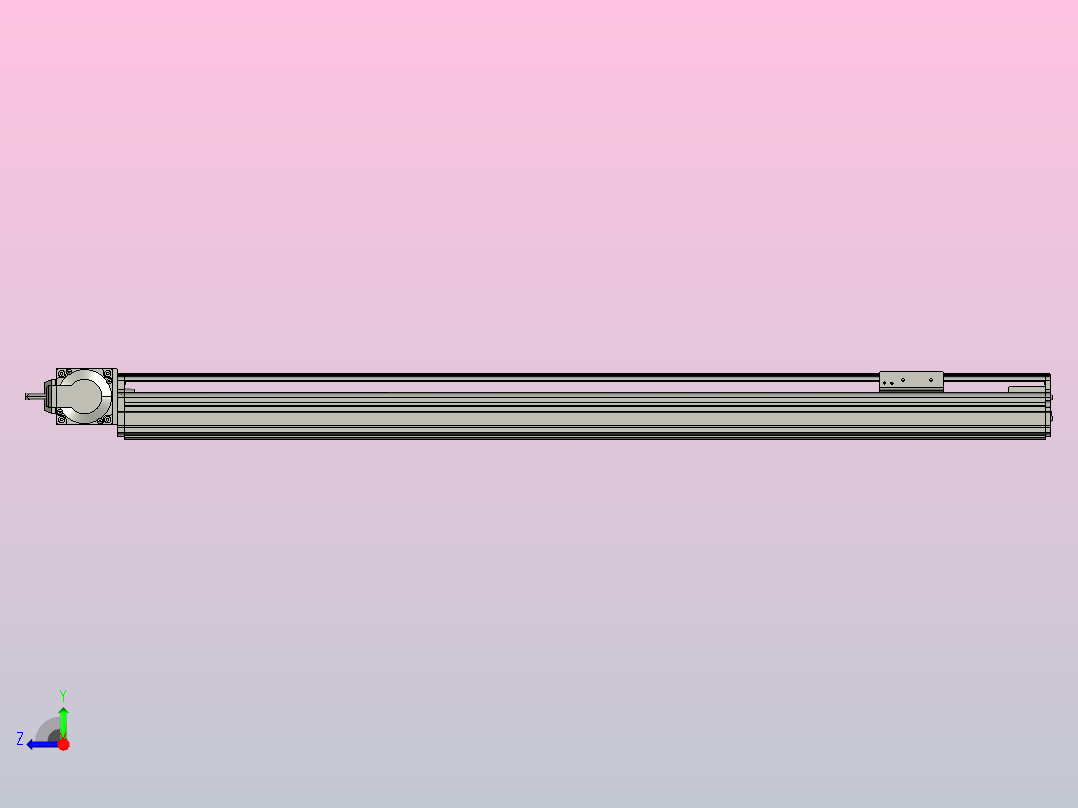 MT75BT半封闭皮带滑台[MT75BT.L80.800.LT.P40.C3]右视图