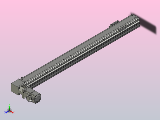 MT75BT半封闭皮带滑台[MT75BT.L80.800.LT.P40.C3]正等轴测缩略图