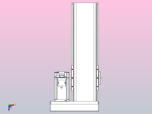 日规模组半封闭丝杆TPA-HNR-110D-1610C-L200-ML-Y-P40-N3俯视缩略图