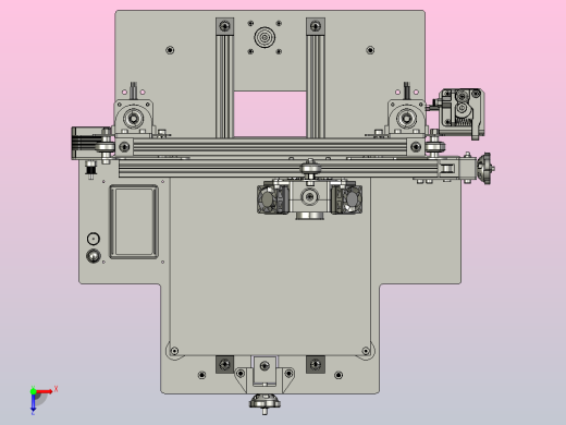 打印机模型3d-printer-4 2 STP俯视缩略图