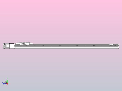 滚珠丝杠直线轴内置导轨TPA-GCR-120-1610C-L1000-M-M40-N3右视缩略图