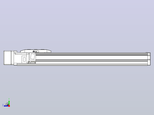 滚珠丝杠直线轴内置导轨TPA-GCR-50-1210C-L350-ML-M10-N3右视缩略图