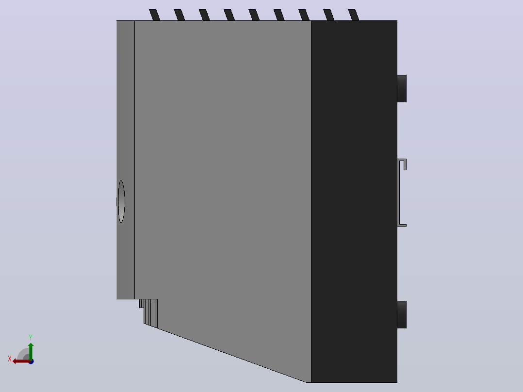 TX027-CR系列加热器[TX027-CR-550W-9]后视图