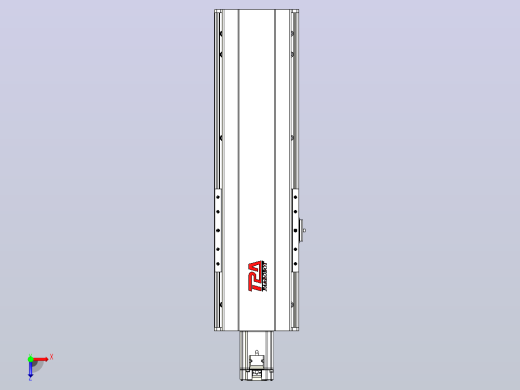 日规模组半封闭丝杆TPA-HNR-202D-2510C-L350-M-C-P75-N3俯视缩略图