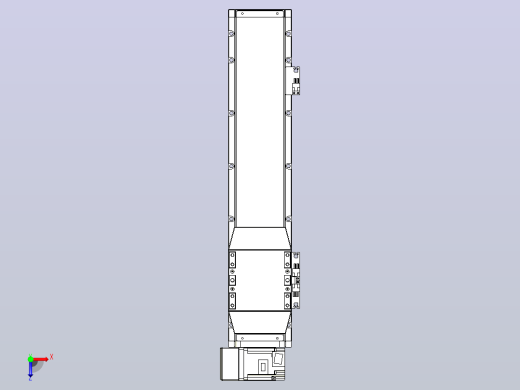 机器人皮带驱动直线轴TPA-GCB-120-P70-L350-LU-M20-N3俯视缩略图