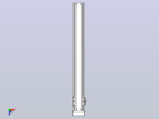 日规模组半封闭丝杆TPA-HNR-85S-1610C-L650-MP-Y-P20-N3俯视缩略图