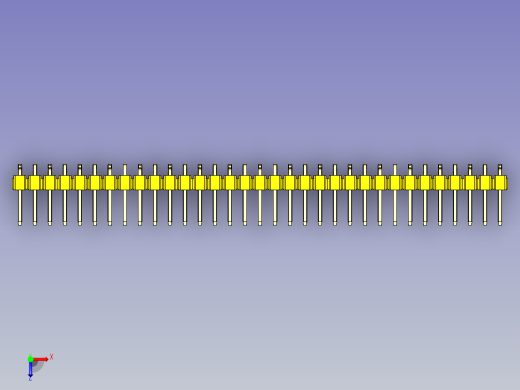 DS1022彩色排针 黄色 33p 100mil 类型 SMT R1 版本1.0.zip.zip俯视缩略图