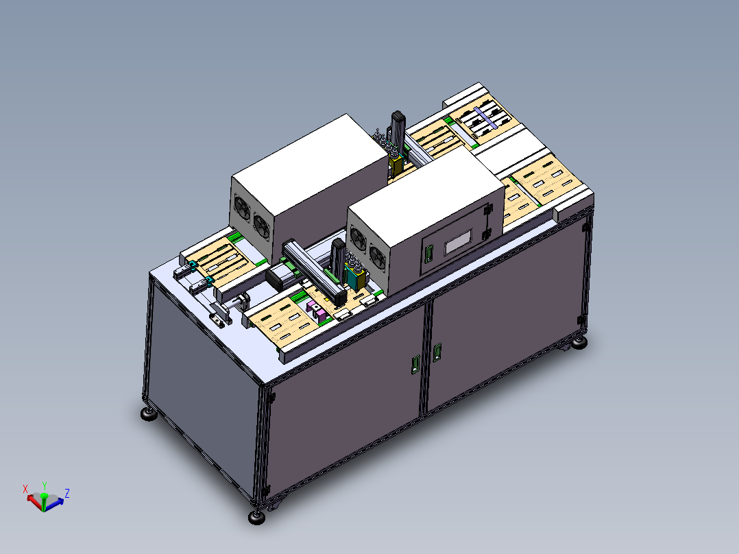 点胶固化机循环自动生产线