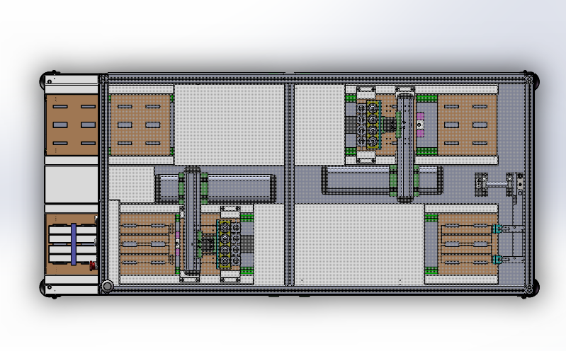 点胶固化机循环自动生产线