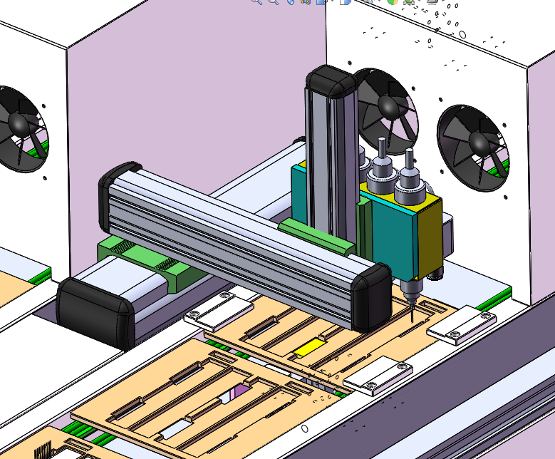 点胶固化机循环自动生产线